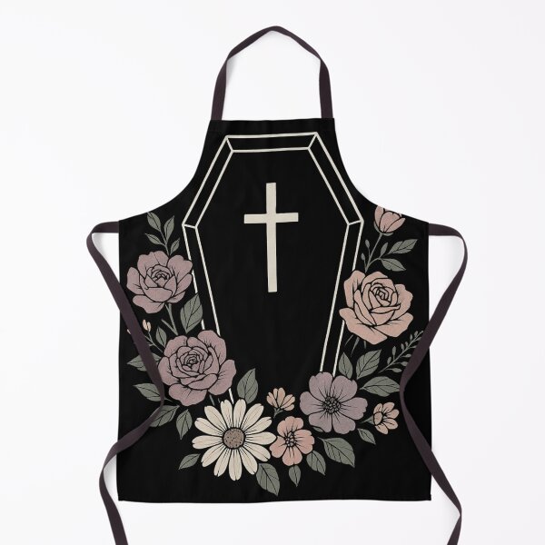 Item preview, Pastel Floral Coffin – Soft Goth Aesthetic – Cute Pastel Gothic Flowers designed and sold by Mouraludia.