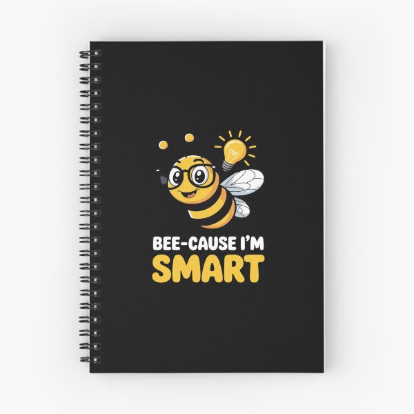 Item preview, Bee Cause Im Smart Cute Bee with Glasses Lightbulb designed and sold by HardcoreTour.