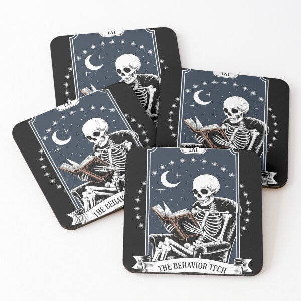 Item preview, Behavior Tech Skeleton Halloween RBT Behavior Technician designed and sold by HardcoreTour.
