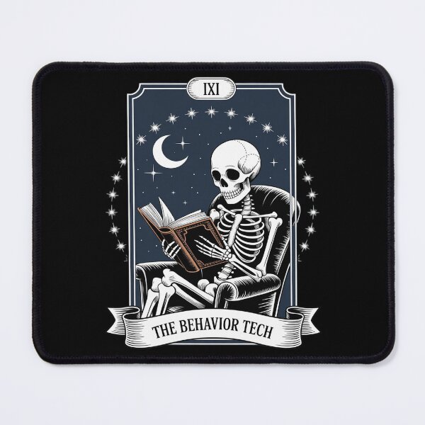 Item preview, Behavior Tech Skeleton Halloween RBT Behavior Technician designed and sold by HardcoreTour.