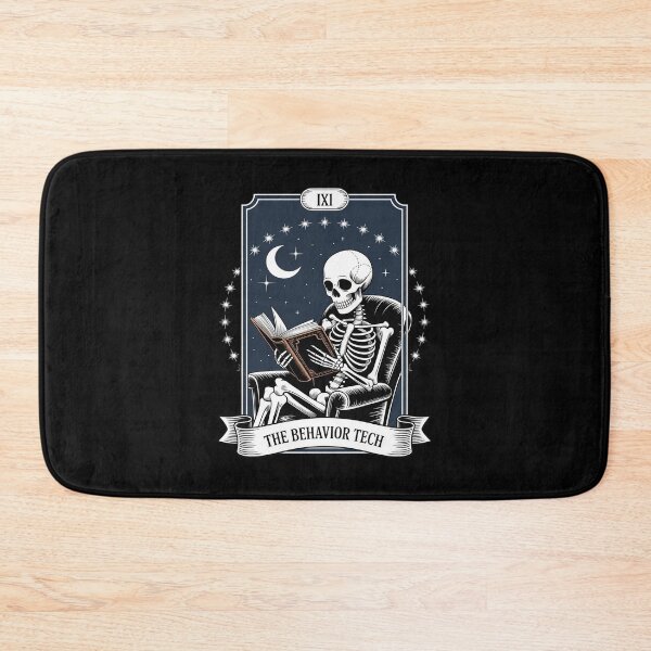 Item preview, Behavior Tech Skeleton Halloween RBT Behavior Technician designed and sold by HardcoreTour.