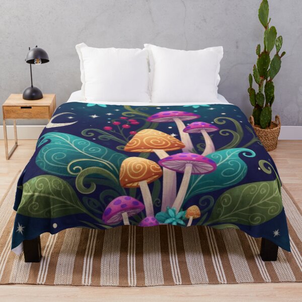 Item preview, Magic Blooms Here Mystical Mushroom Garden designed and sold by anandsiva2703.