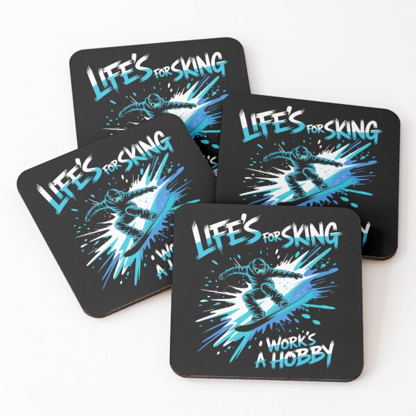 Item preview, Skiing Funny Life's For Skiing Work's A Hobby designed and sold by DentistLegal.