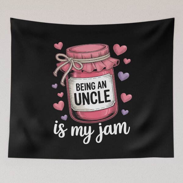 Item preview, Being an Uncle is My Jam Funny Jar designed and sold by HardcoreTour.