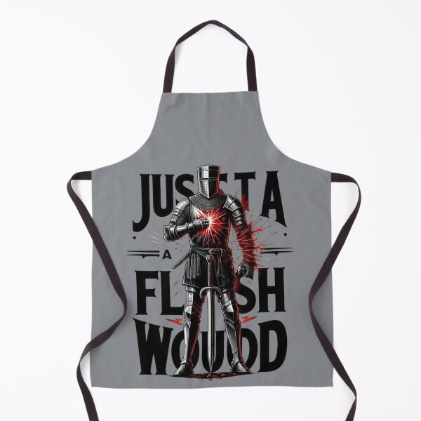 Item preview, Flesh Wound Knight Dark Humor Monty Python Red designed and sold by Kony83.