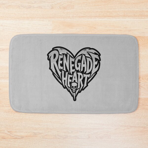 Item preview, Renegade Gaming Heart - RPG Fan Symbol Art (Black and Gray) designed and sold by SlightlyUnreal.