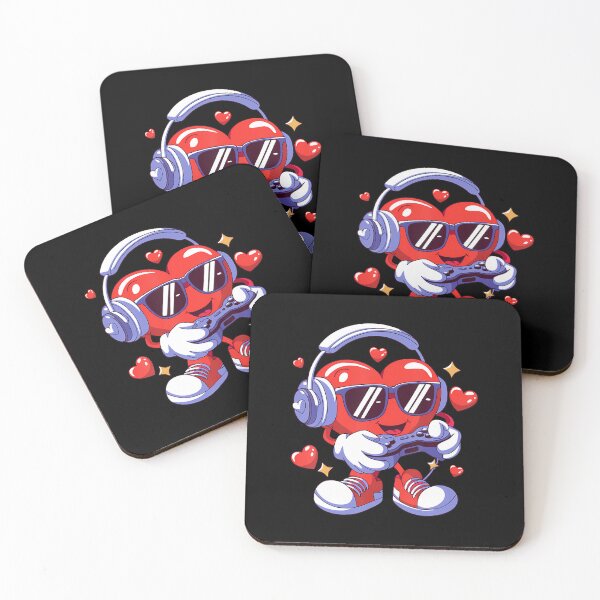 Item preview, Heart Gamer Funny Valentines Day Video Games Men Boys Kids designed and sold by ChelseaEula.