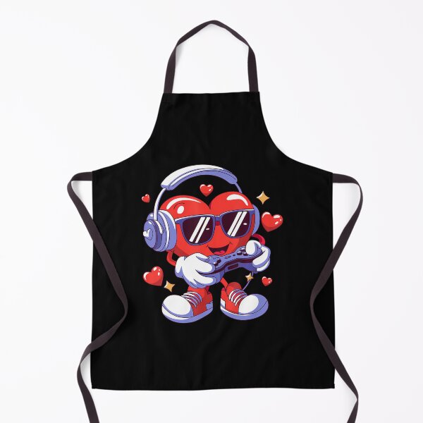 Item preview, Heart Gamer Funny Valentines Day Video Games Men Boys Kids designed and sold by ChelseaEula.