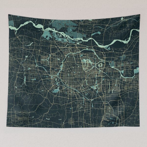 Item preview, Zhengzhou City Map of Henan, China - Summer designed and sold by deMAP.
