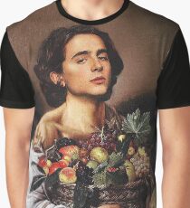 Timothee Chalamet Painting Meme Graphic T-Shirt