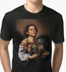 Timothee Chalamet Painting Meme Tri-blend T-Shirt