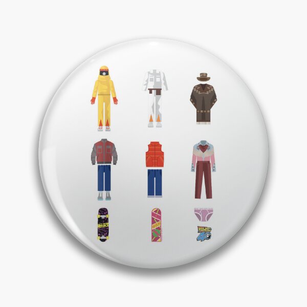 Item preview, Back to the Future 40th Anniversary Outfit Designs designed and sold by Hica1889.