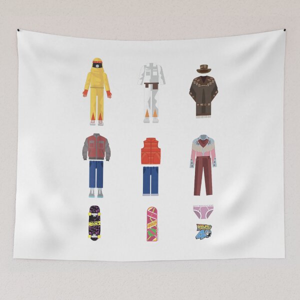 Item preview, Back to the Future 40th Anniversary Outfit Designs designed and sold by Hica1889.