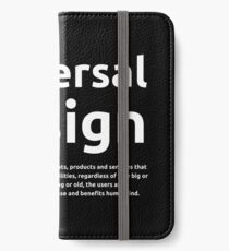 Universal Design iPhone Wallet/Case/Skin