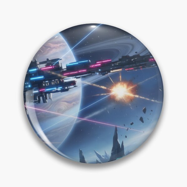 Item preview, Alien Planet War in the Void Sci Fi Battle Design designed and sold by SplashTastic.