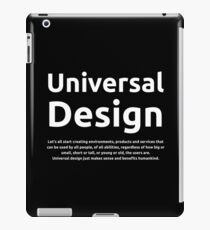 Universal Design iPad Case/Skin