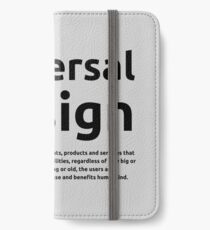 Universal Design iPhone Wallet/Case/Skin