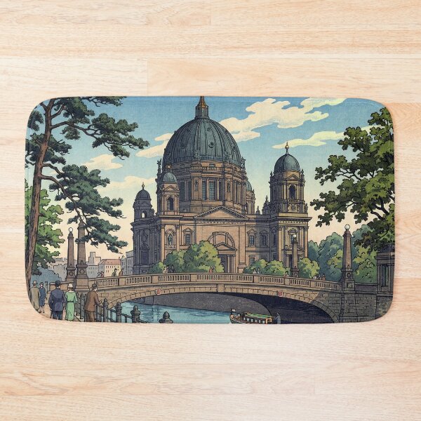 Item preview, Berlin Cathedral Japanese Woodblock Print designed and sold by Takeda-art.