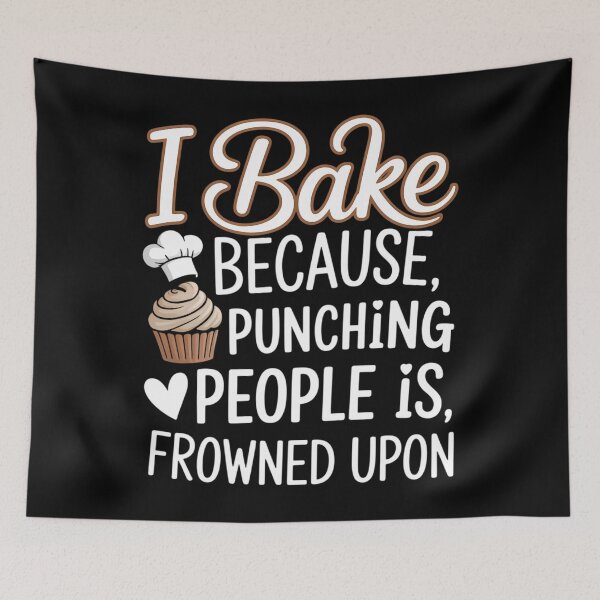 Item preview, Baking Lover Punching People - Baker & Cupcake designed and sold by DentistLegal.