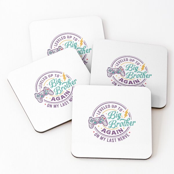Item preview, Leveled Up To Big Brother Again — Funny Gamer Pregnancy Announcement designed and sold by Colorful-Garden.