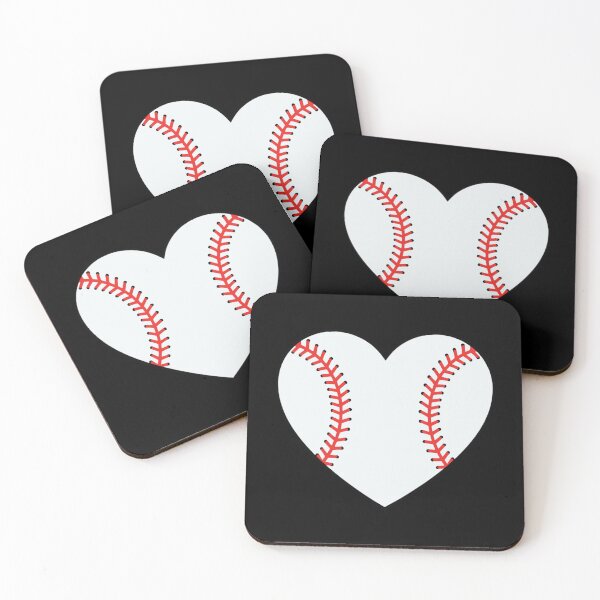 Item preview, Baseball Heart Design - Cute Red Stitch Baseball Lover Graphic for Fans and Sports Mom or Dad designed and sold by EpicSportsArt.