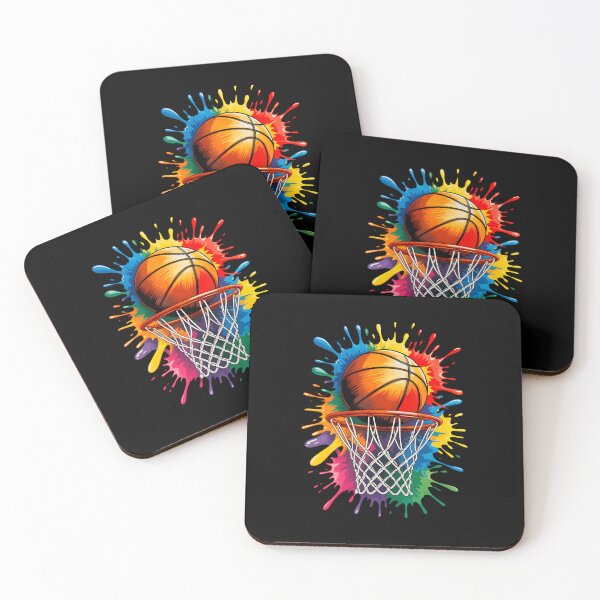 Item preview, Colorful Basketball Tie Dye Color Splash designed and sold by DonnieJennie.