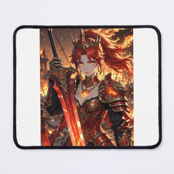 Item preview, Fire Empress Knight | Red Dragon Armor Anime Warrior designed and sold by iloveanimechibi.