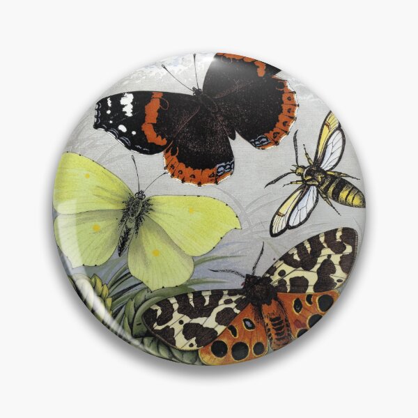 Item preview, Entomological Print: Bee, Butterflies and Moths designed and sold by Tridentulus.