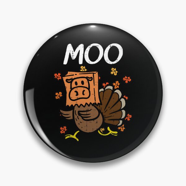 Item preview, Day 90s Moo Holiday Turkey Cow Thanksgiving Funny Festive designed and sold by rebeccathanuos.