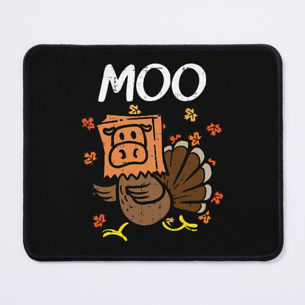 Item preview, Day 90s Moo Holiday Turkey Cow Thanksgiving Funny Festive designed and sold by rebeccathanuos.