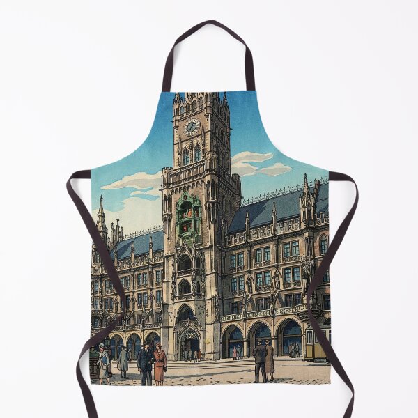 Item preview, Marienplatz of Munich Japanese Woodblock Print designed and sold by Takeda-art.