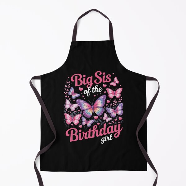 Item preview, Big Sis of The Birthday Girl Butterfly Party Family Matching designed and sold by ToggleBet.