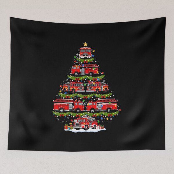 Item preview, Fire Truck Firefighter Christmas Tree Lights Xmas 	s designed and sold by DonnieJennie.