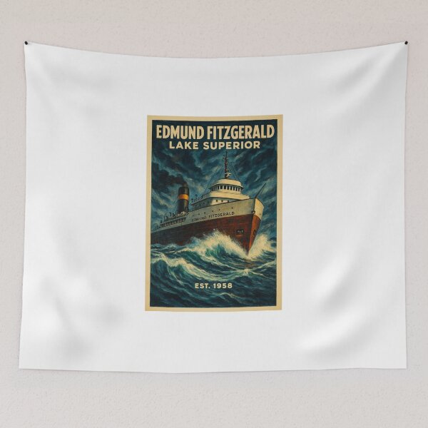 Item preview, Edmund Fitzgerald EST 1958 50Th Anniversary  designed and sold by Denisemichels.