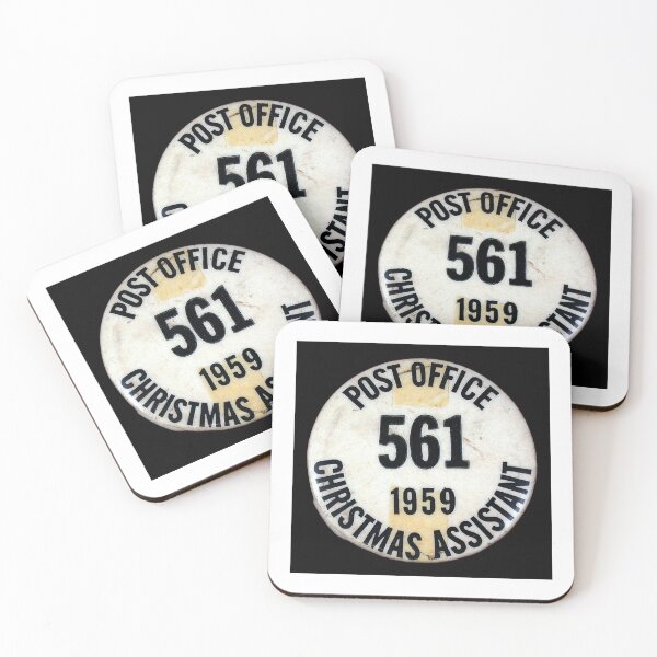 Item preview, 1950s Christmas assistant chest badge, number 561 designed and sold by ksnook.