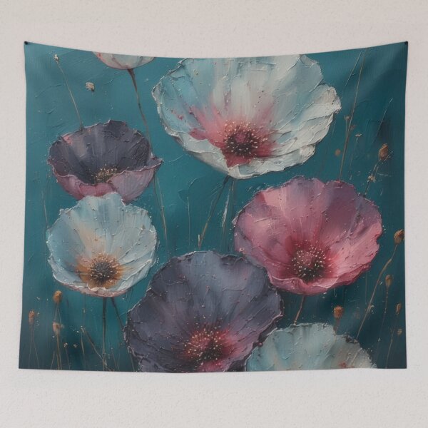 Item preview, Elegant poppies in a calming color tone designed and sold by Mianku | Für das Leben.