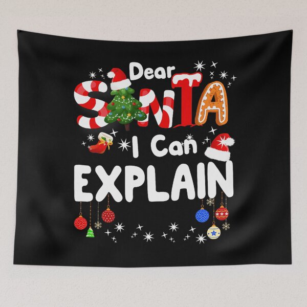 Item preview, Naughty Christmas Dear Can Santa Funny List The Explain Santa On I designed and sold by JoelyNavarro.