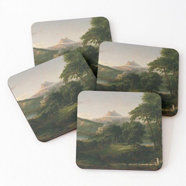 Item preview, The Course of Empire - the Arcadian or Pastoral State Painting designed and sold by nicholaswaldrop.