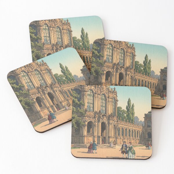 Item preview, Wall Pavilion of Dresden Zwinger Japanese Woodblock Print designed and sold by Takeda-art.