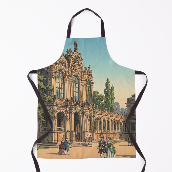 Item preview, Wall Pavilion of Dresden Zwinger Japanese Woodblock Print designed and sold by Takeda-art.