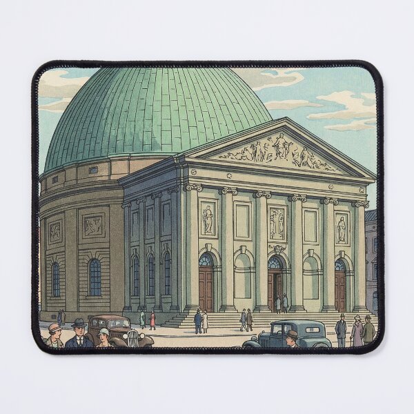 Item preview, St. Hedwig's Cathedral Japanese Woodblock Print designed and sold by Takeda-art.