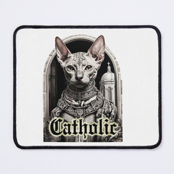 Artikelvorschau, Katholisch; Katze; entworfen und verkauft von StickerApe.