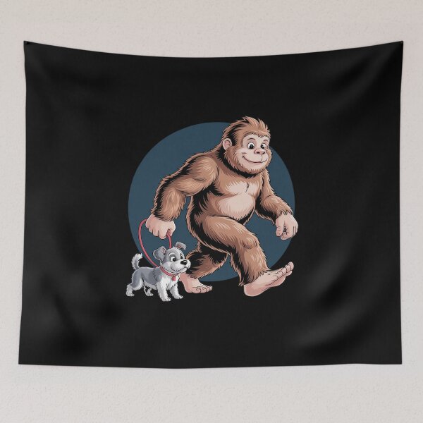 Item preview, Bigfoot Walking Scottish Terrier Dog Dad Mom - Sasquatch designed and sold by ToggleBet.