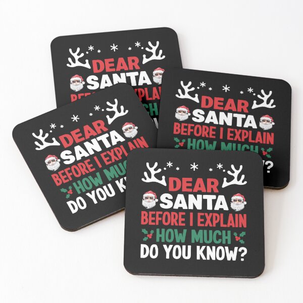 Item preview, Funny Santa Naughty I The Dear Can On Santa Explain List Christmas designed and sold by JoelyNavarro.