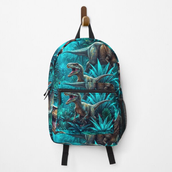 Item preview, Ferocious T-Rex in Jungle – Epic Dinosaur Artwork in Dense Tropical Forest designed and sold by jarvisdesignsJD.