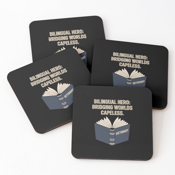 Item preview, Bilingual Hero Capeless Dictionary Graphic designed and sold by BubblePancake.