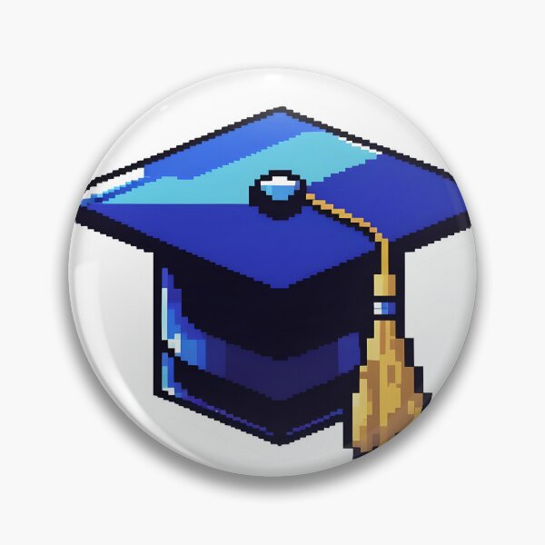 Item preview, Pixel Graduation Cap Education Icon designed and sold by BankMano.