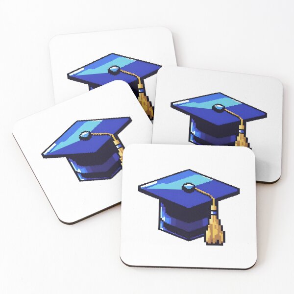 Item preview, Pixel Graduation Cap Education Icon designed and sold by BankMano.