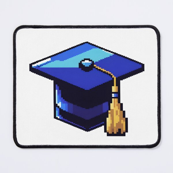 Item preview, Pixel Graduation Cap Education Icon designed and sold by BankMano.