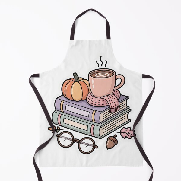Item preview, Cozy Autumn Pastel Books Sticker - Cartoon Fall Reading Aesthetic designed and sold by ZyxDes.